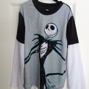 NWT DISNEY Tim Burton’s The Nightmare Before Christmas Pajama Top – Kids 10